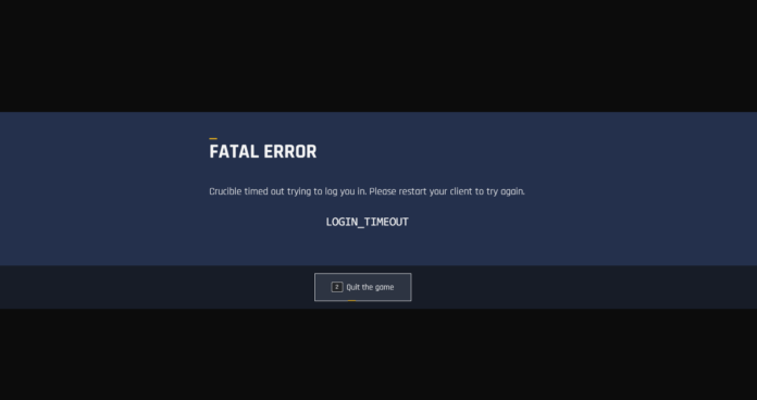 Crucible Fatal Error