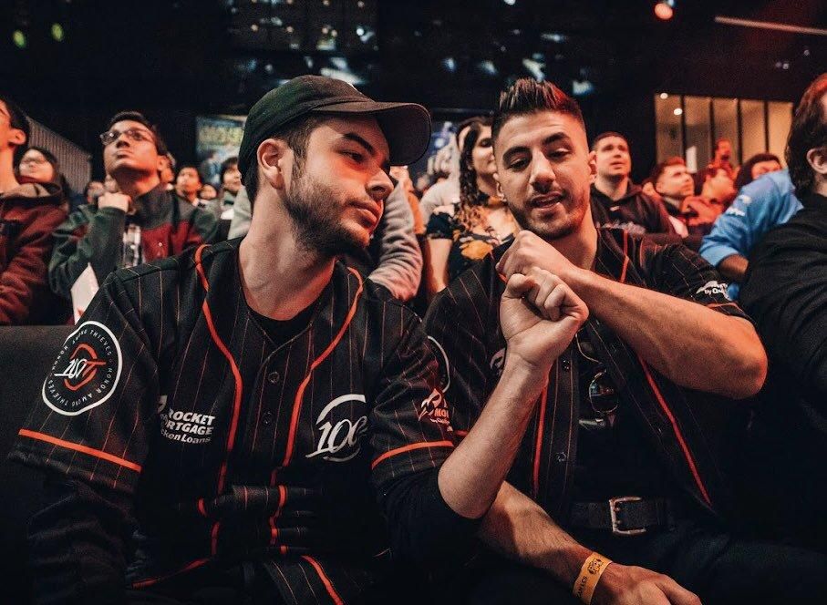 Nickmercs nadeshot nicks papa Fortnite pro-am 2018, 100 Thieves Scooter Braun
