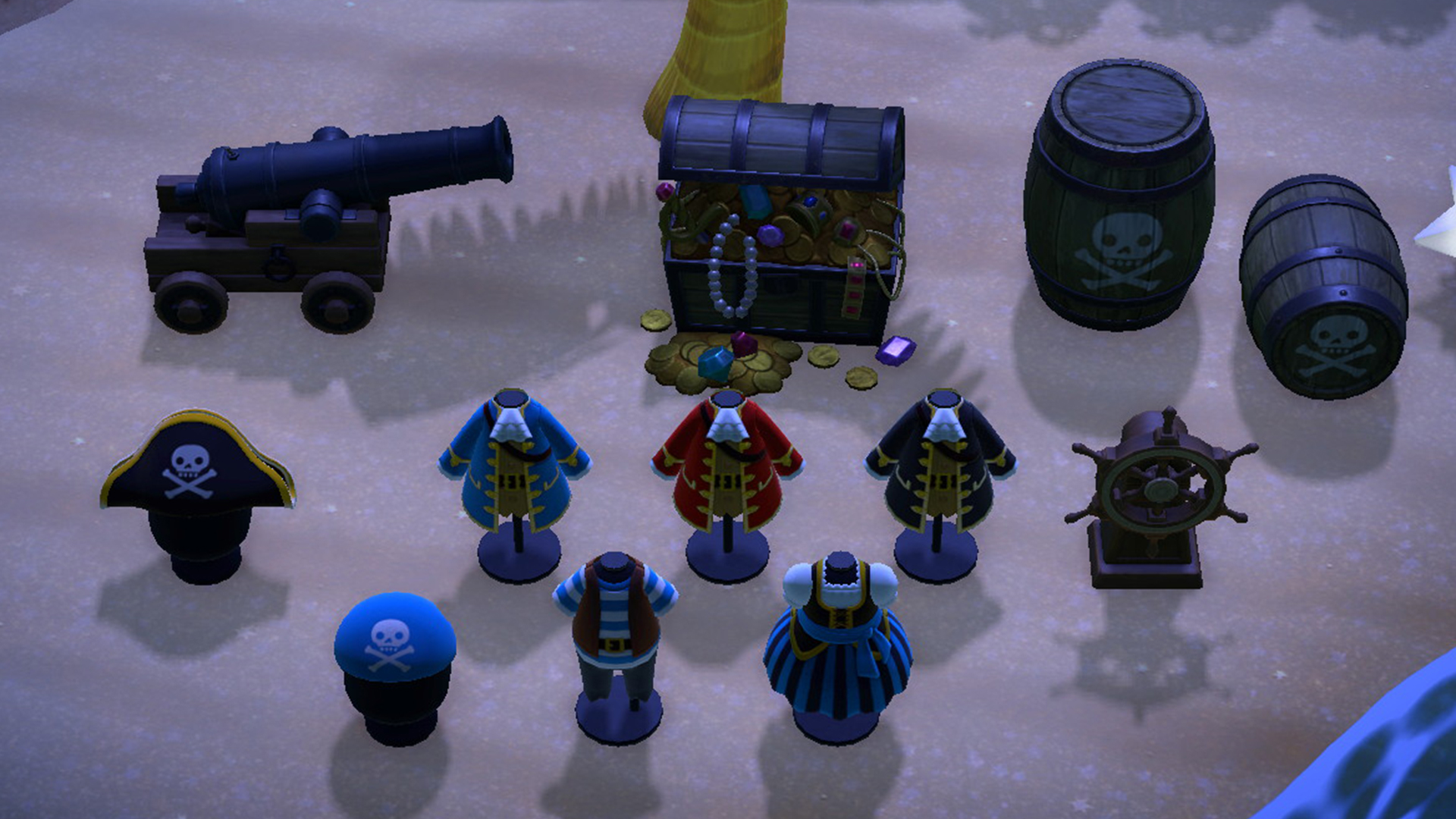 Animal Crossing New Horizons Pirate Items 2