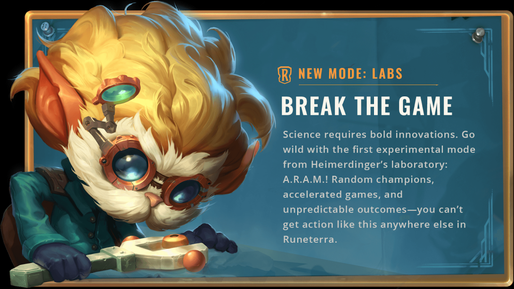 Notes de mise à jour de Legends of Runeterra v1.5 Labs Mode