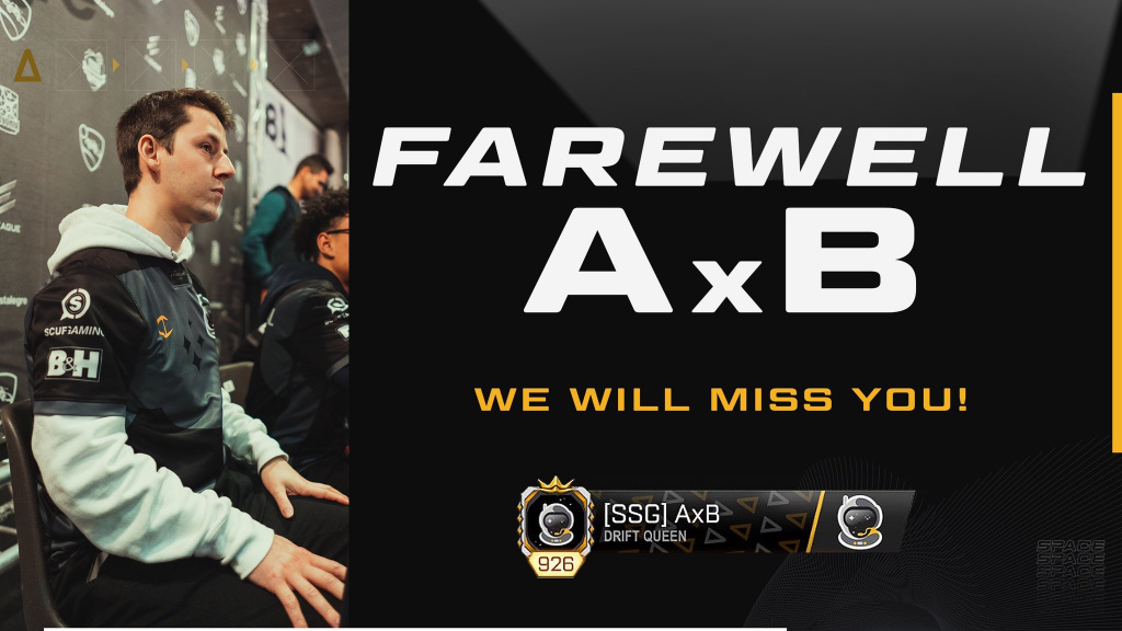 Spacestation Gaming représailles, représailles SSG, Ligue de fusée Retals, Axb quittant Spacestation Gaming