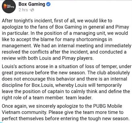 Box Gaming Louis Pimay PUBG Mobile Pro frappe son coéquipier, PUBG Box Louis Pimay