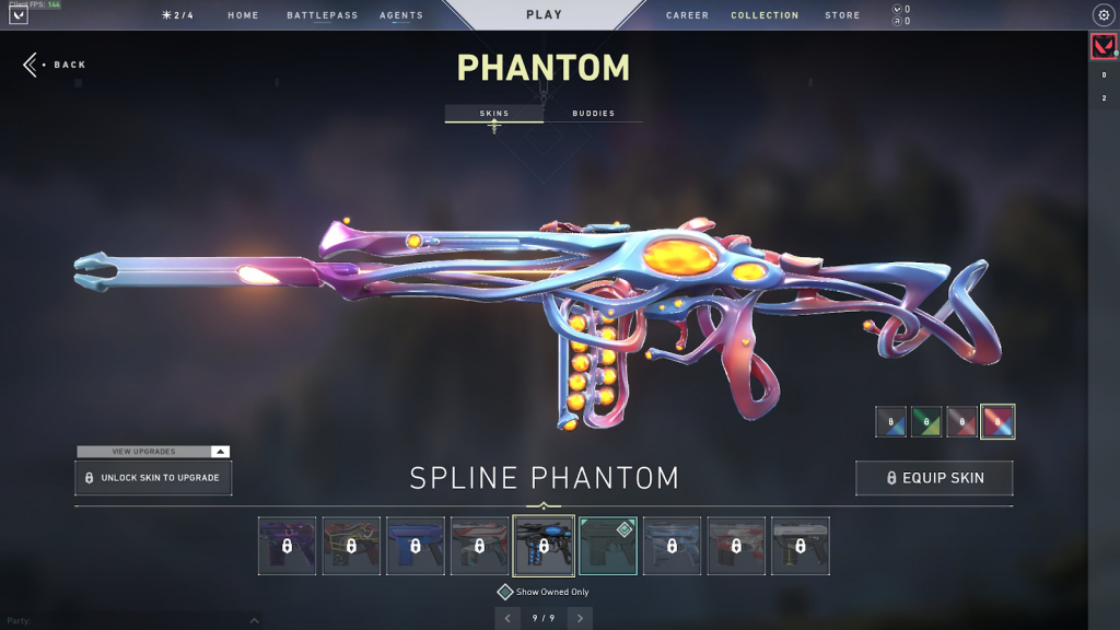 Amélioration des points MagicSpline Radianite
