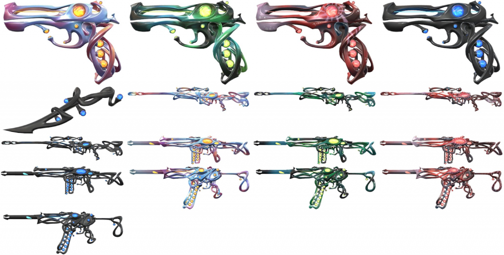 Tous les skins et mises à niveau MagicSpline