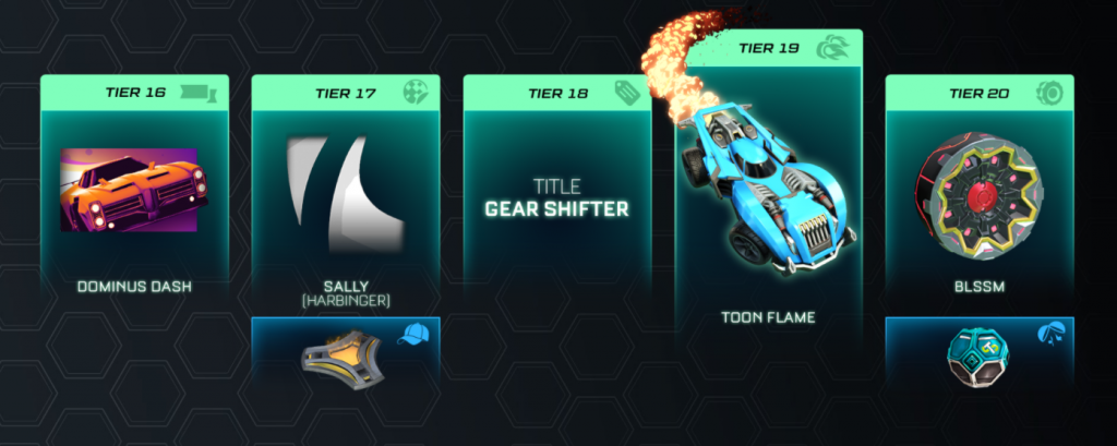 Niveaux de la saison 1 du Rocket Pass