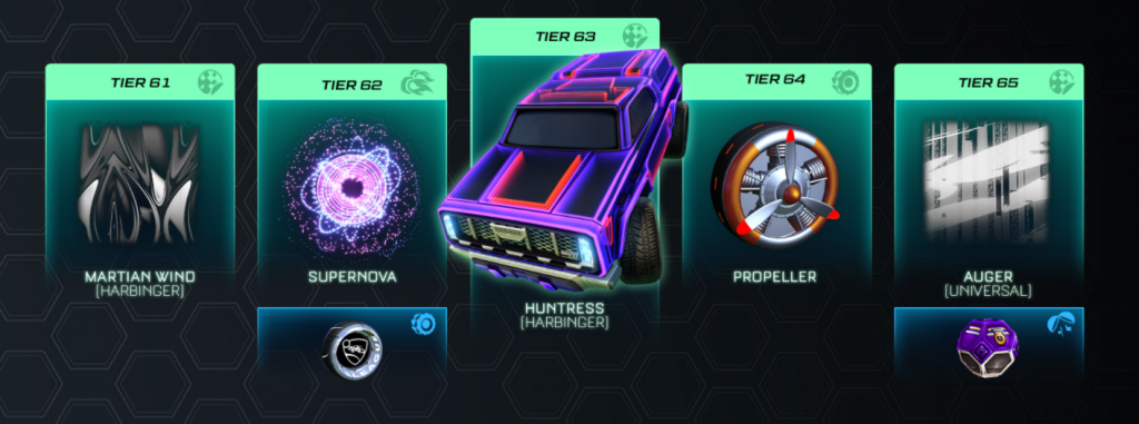 Rocket Pass saison 1 toutes les récompenses