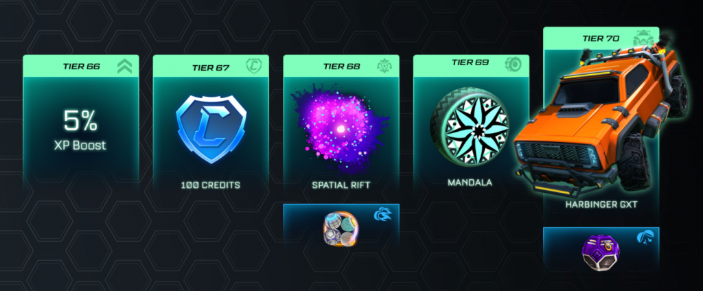 Rocket Pass saison 1 toutes les récompenses et cosmétiques