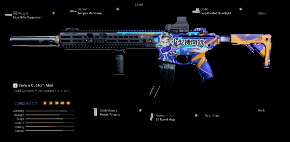 meilleur chargement de fusil d'assaut warzone m13