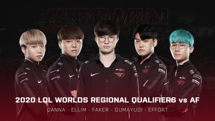 T1 Gumayusi Worlds