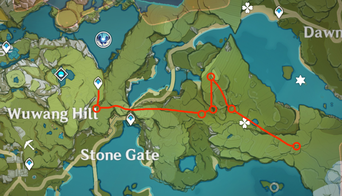 Route 3 de la ferme Samachurl