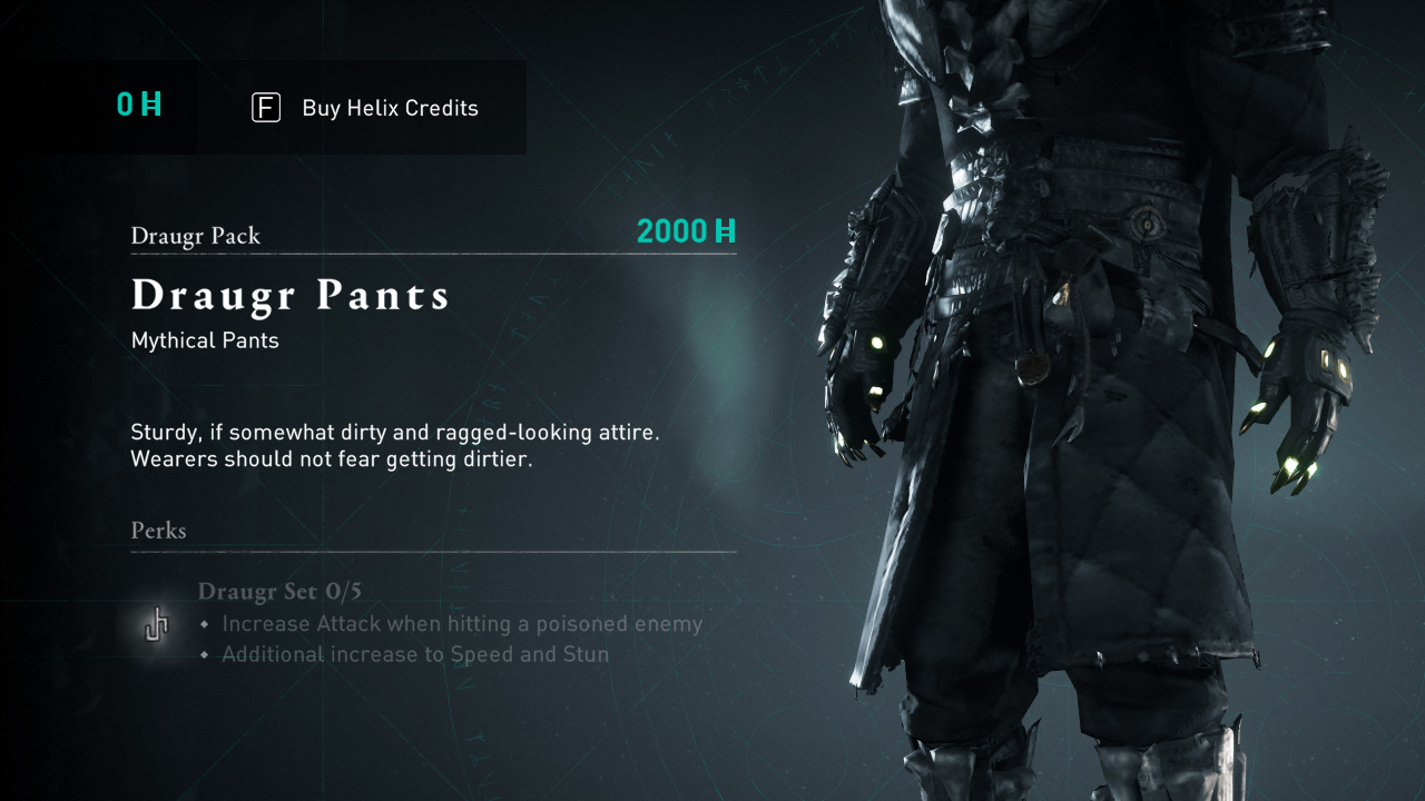 Comment obtenir de l'équipement Draugr dans Assassin's Creed Valhalla »wiki utile Un pantalon