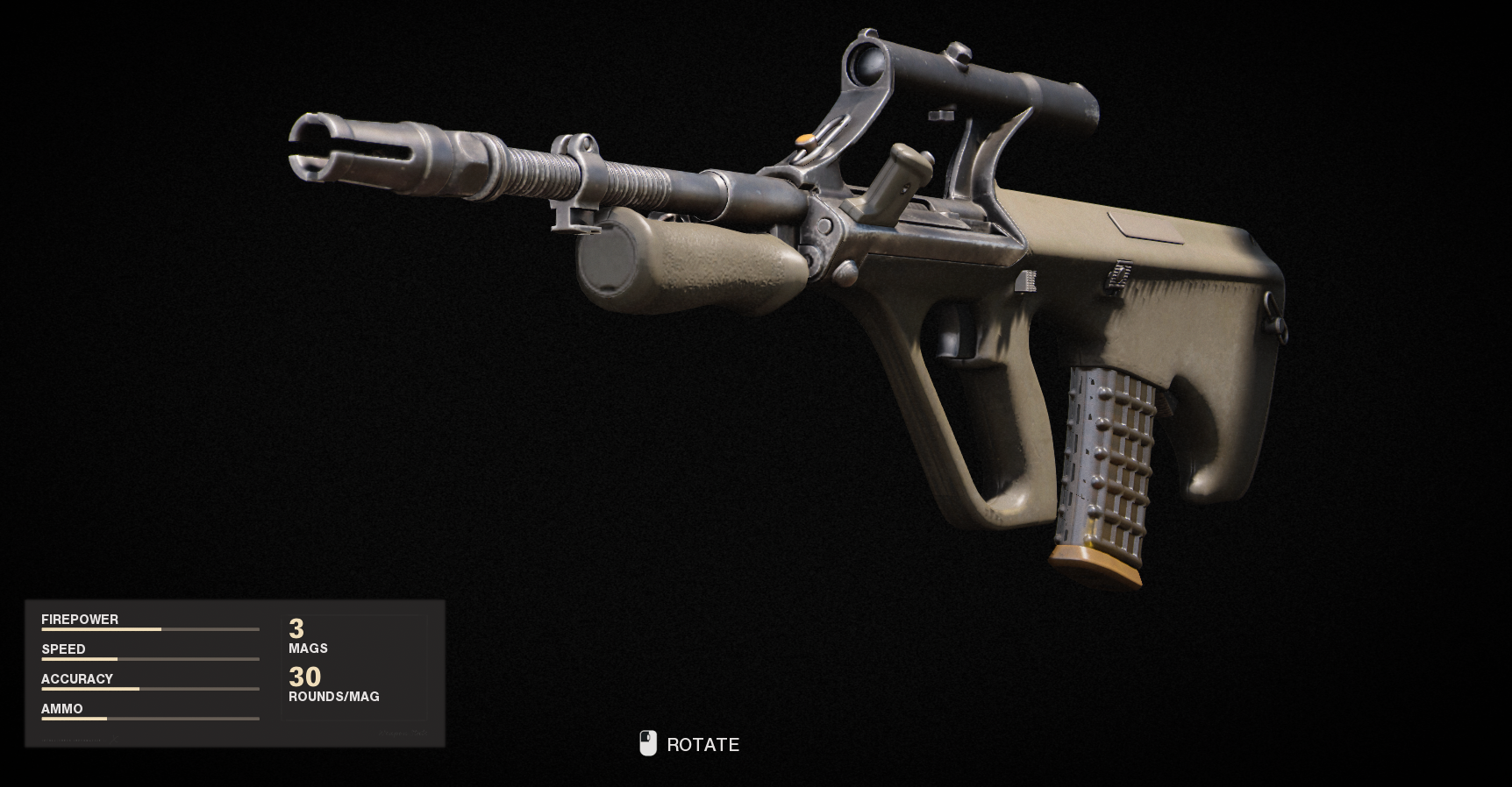 Armes de la guerre froide Call of Duty Black Ops - AUG