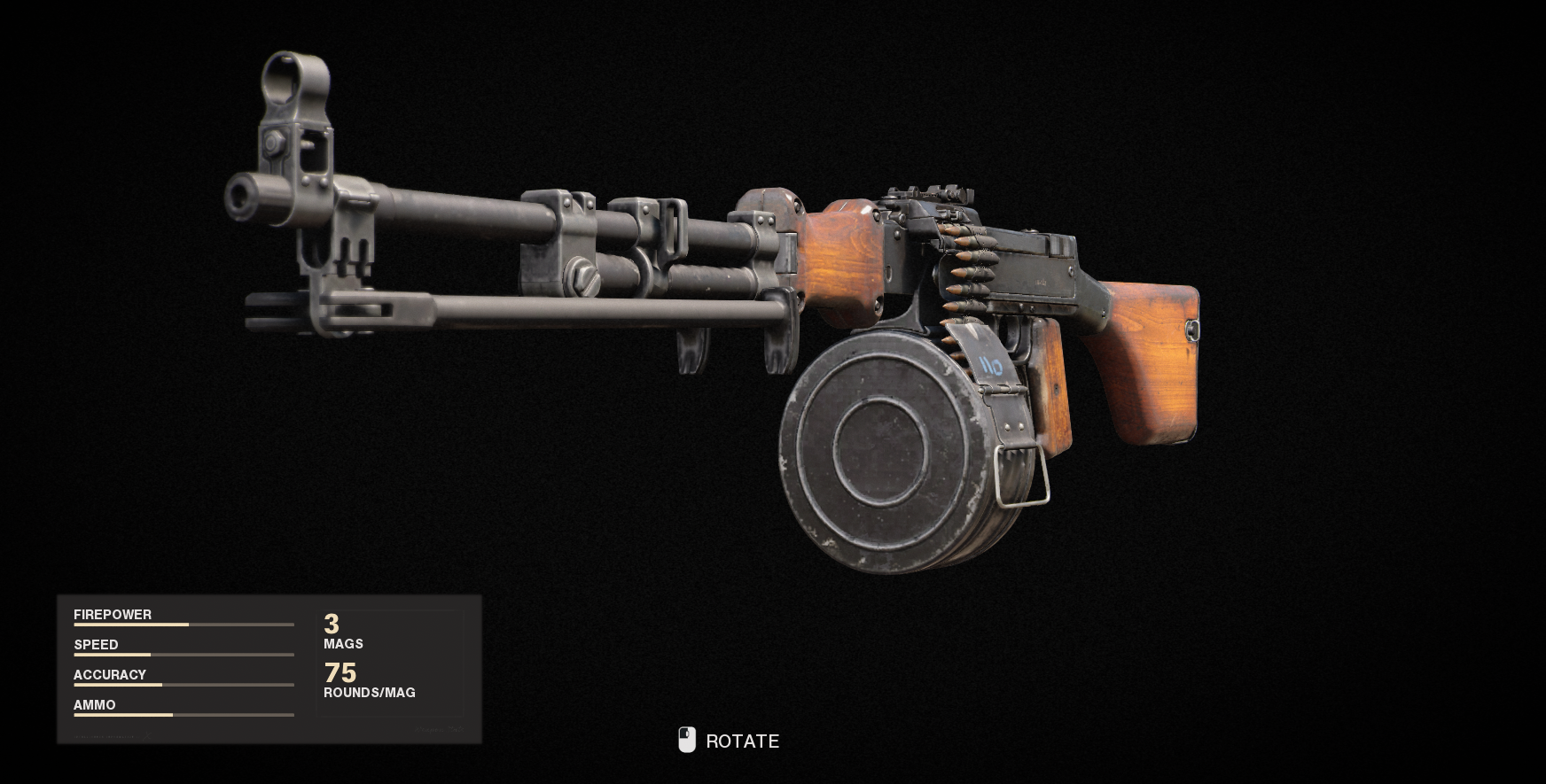 Armes de la guerre froide Call of Duty Black Ops - RPD