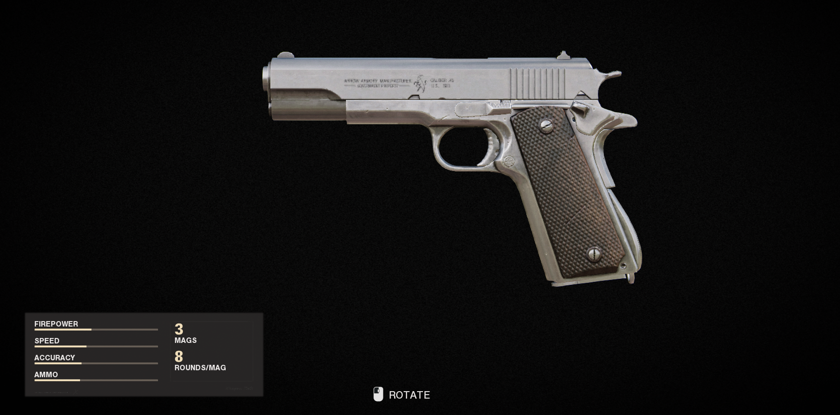 Armes de la guerre froide Call of Duty Black Ops - 1911
