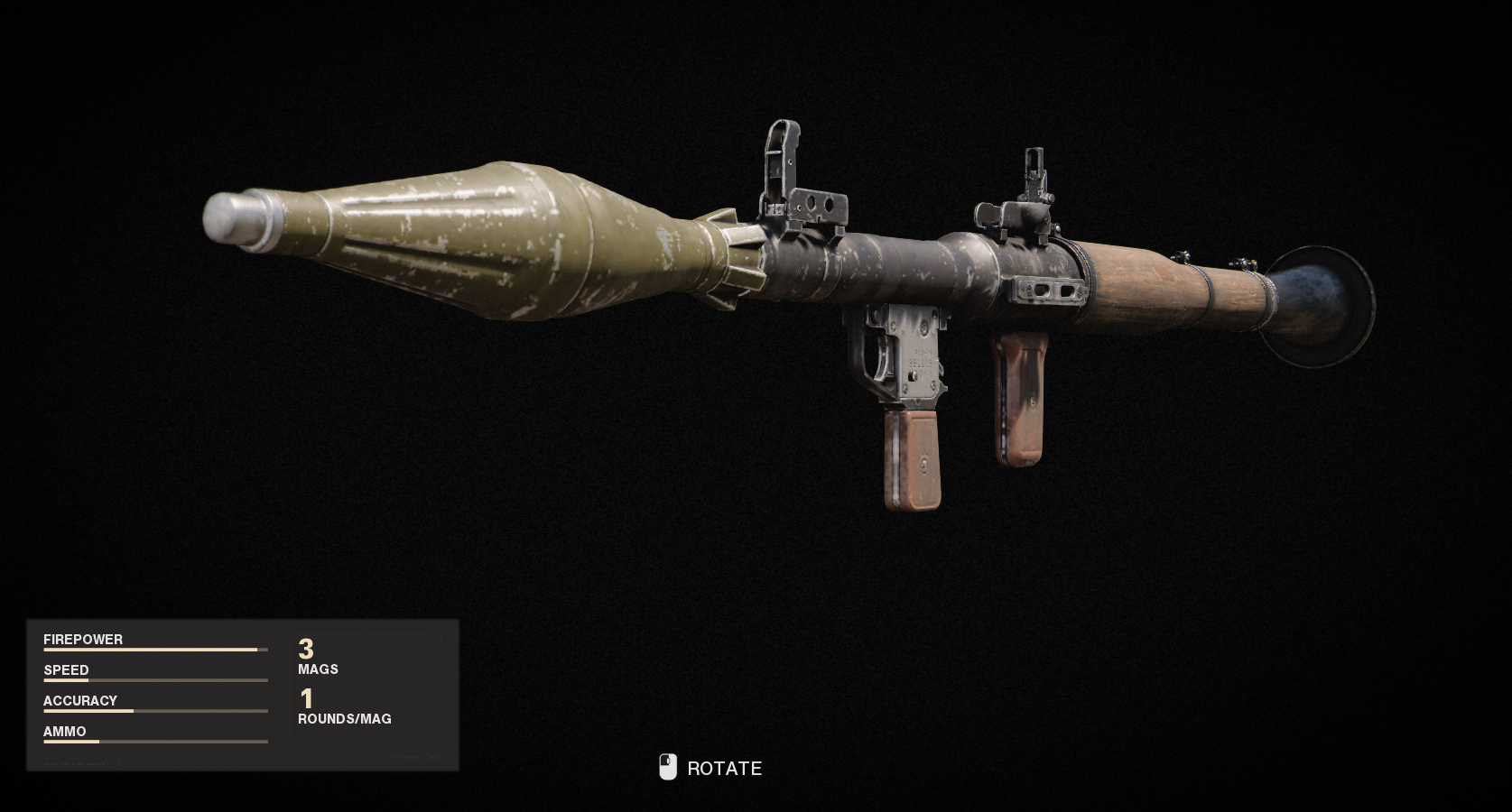 Armes de la guerre froide Call of Duty Black Ops - RPG 7