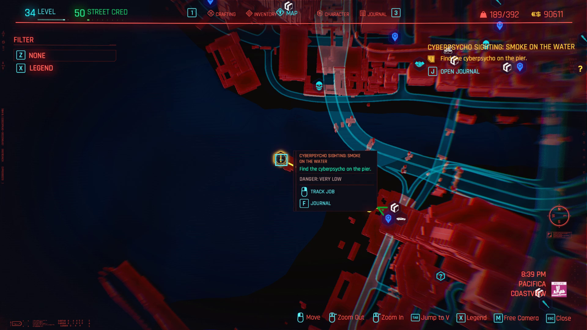 Cyberpsycho fumée sur l'eau agrandie