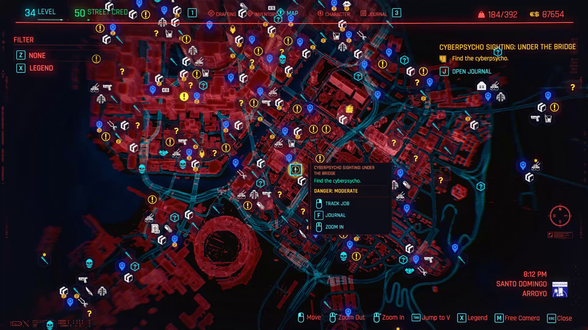 Cyberpsycho sous le pont zoom arrière