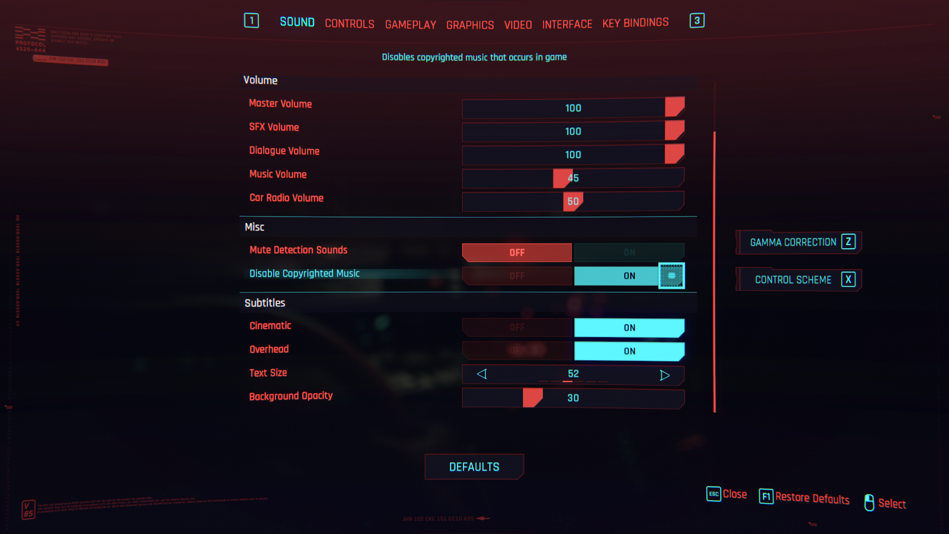 Comment désactiver la musique protégée par copyright dans Cyberpunk 2077