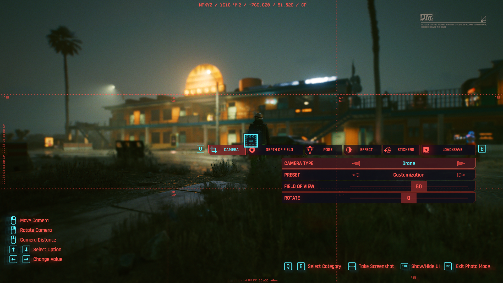 Comment utiliser le mode photo dans Cyberpunk 2077