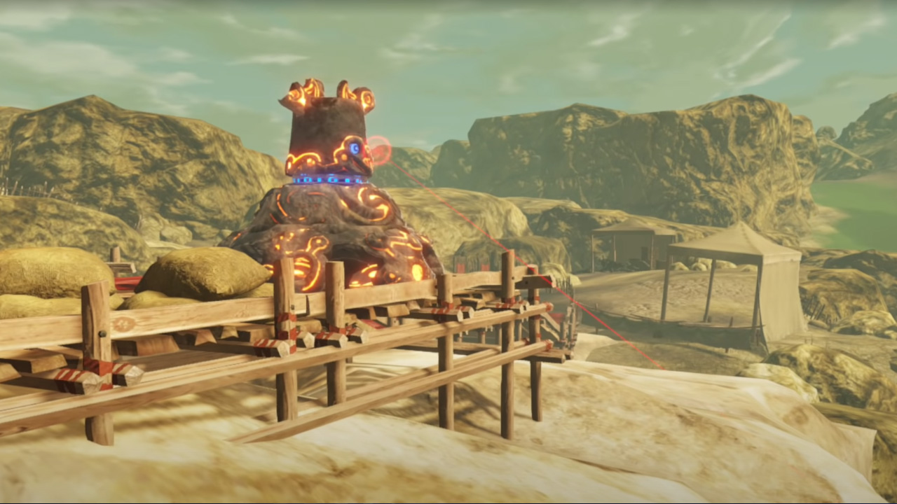 Comment vaincre le gardien en route vers l'ancien laboratoire dans Hyrule Warriors Age of Calamity