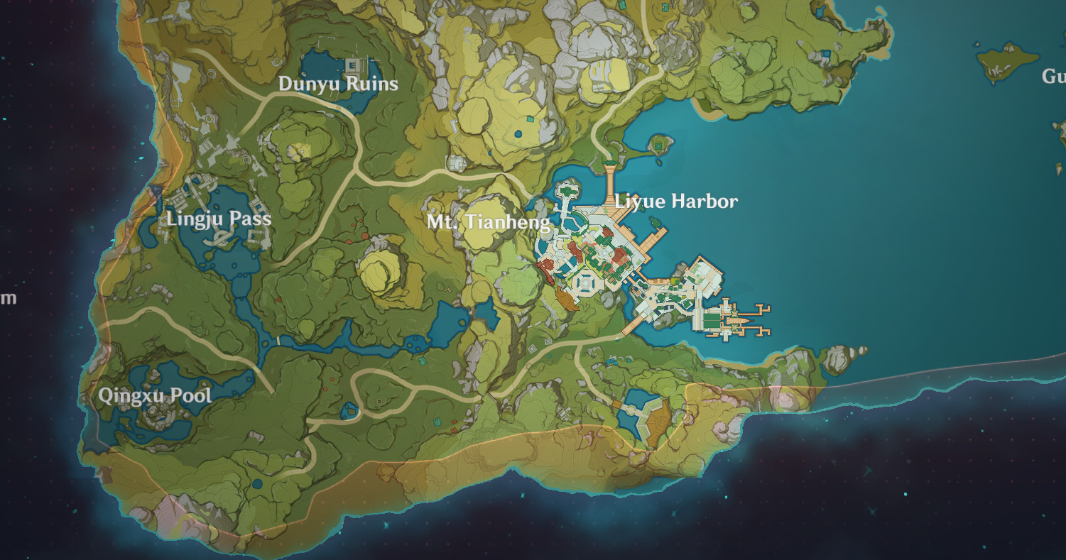 Où est Liyue Harbour à Genshin Impact?