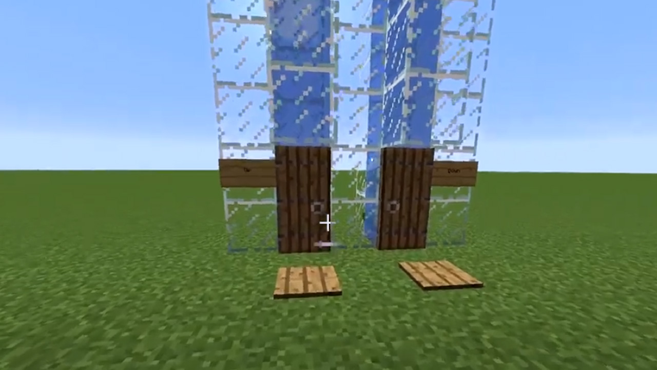 Comment fabriquer un ascenseur d'eau simple dans Minecraft
