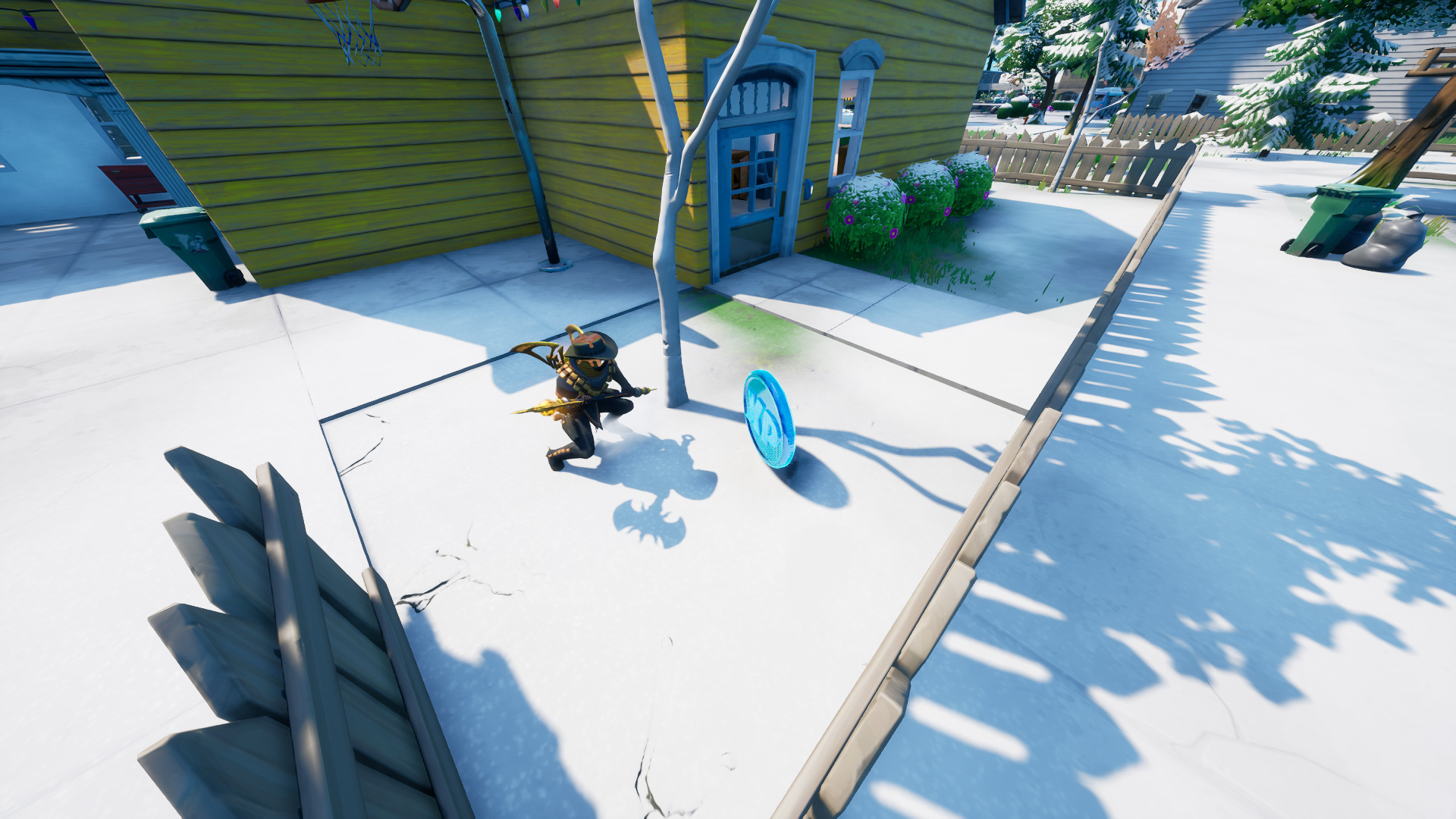 Comment trouver la pièce bleue enterrée dans l'emplacement de vente au détail à Fortnite