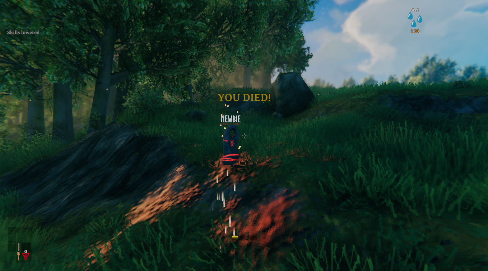 Que se passe-t-il lorsque vous mourez à Valheim?
