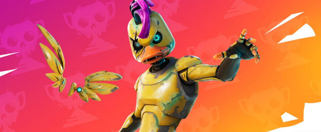 Fortnite Websiter Skin Outfit Coupe de printemps à revers Mecha-Feather gratuit