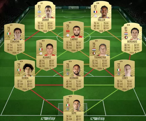 fifa 21 sbc chapiteaux solution bon marché