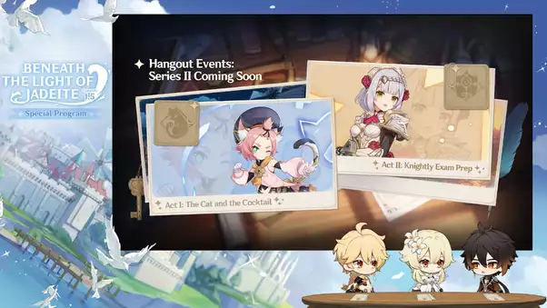 Genshin Impact v1.5: Quêtes en vedette et nouveaux boss