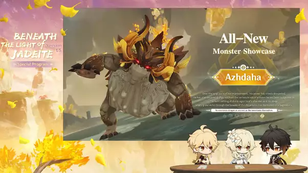 Genshin Impact v1.5: Quêtes en vedette et nouveaux boss