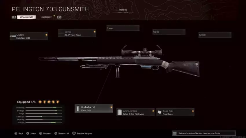 Pelington 703 Warzone Meilleur Sniper Saison 3