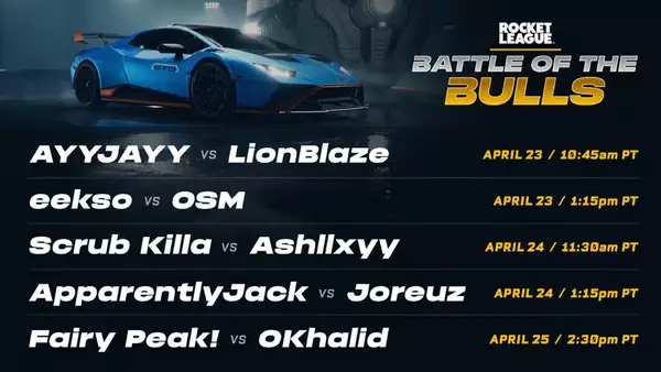 rlcs x lamborghini bataille des taureaux