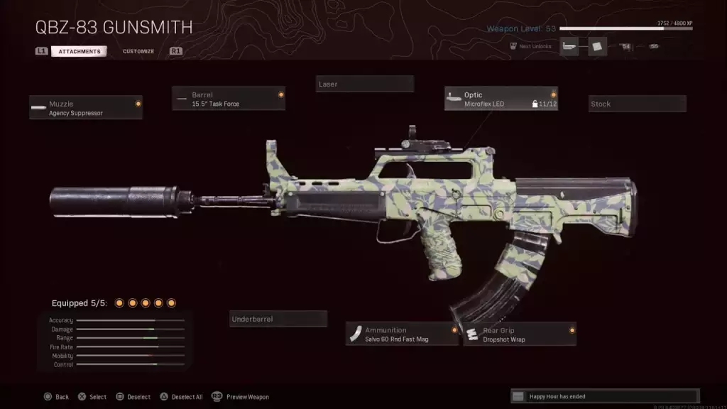 Warzone QBZ-83 saison 3 meilleur fusil d'assaut