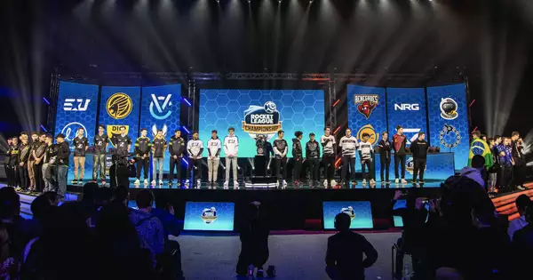 ligue de fusée comment classer la ligne de joueurs d'événements lan saison 8 de rlcs