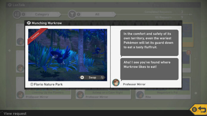 Comment terminer Munching Murkrow dans New Pokemon Snap
