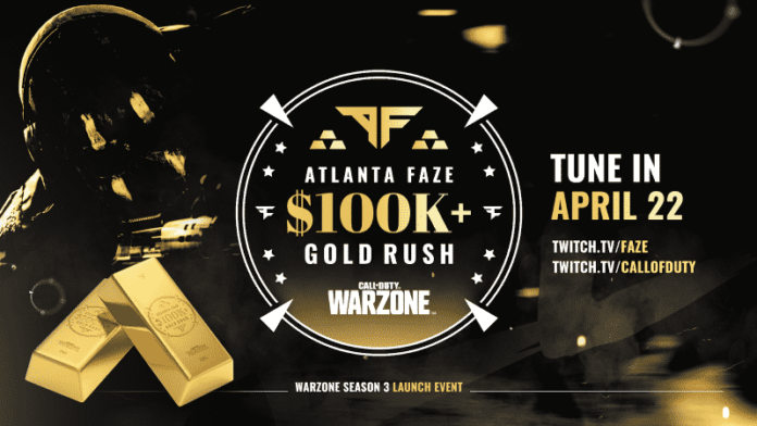 Atlanta FaZe 100K $ Gold Rush Warzone: calendrier, joueurs, format, comment regarder, plus
