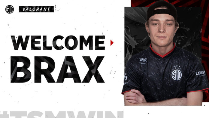 Brax rejoint officiellement l'équipe Valorant de TSM en tant que sixième membre
