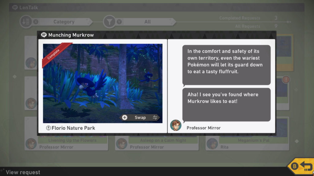 Comment terminer Munching Murkrow dans New Pokemon Snap