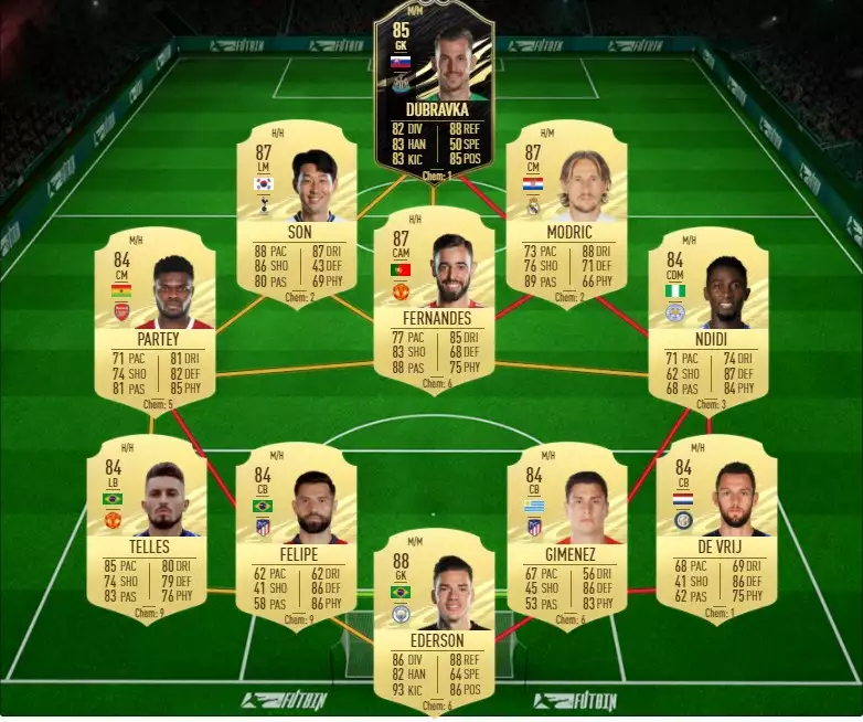 Bailly FIFA 21 anniversaire pas cher équipe
