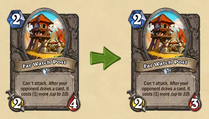 Hearthstone Far Watch Post nerf