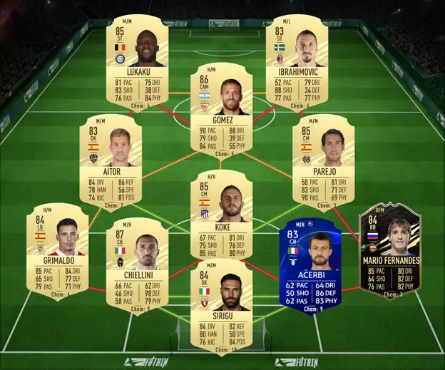 Top Form SBC Haaland avril SBC