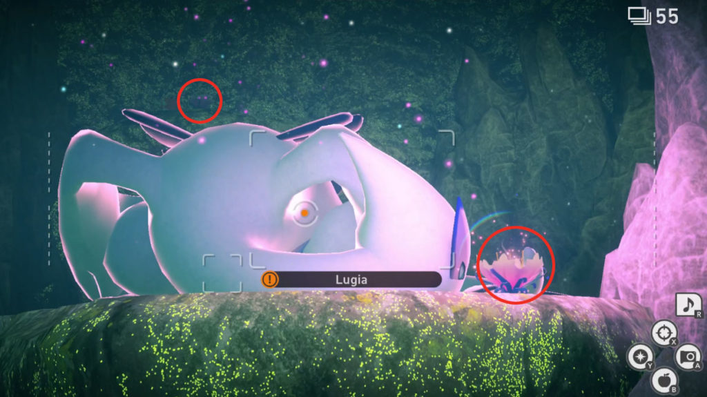 Lugia nouveau pokemon snap