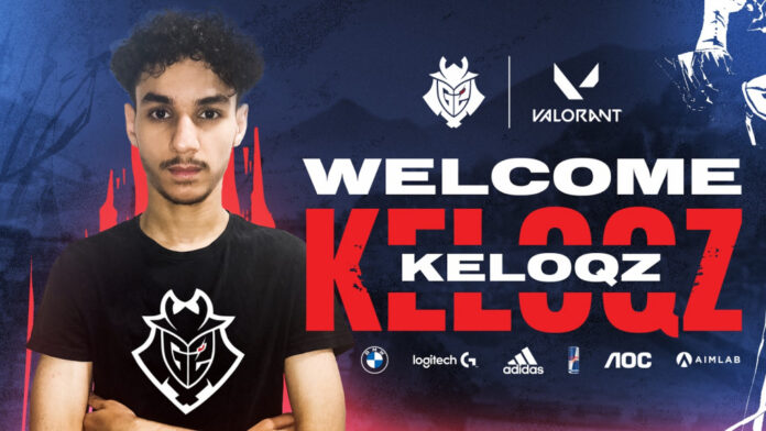 G2 accueille keloqz dans la liste de Valorant, pyth au banc
