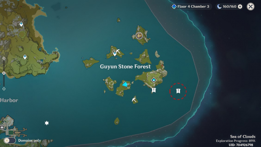 Emplacement de Genshin Impact Archont Quest