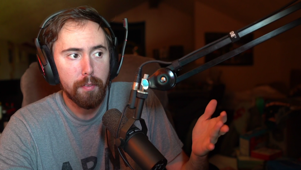Twitch jouant à l'asmongold