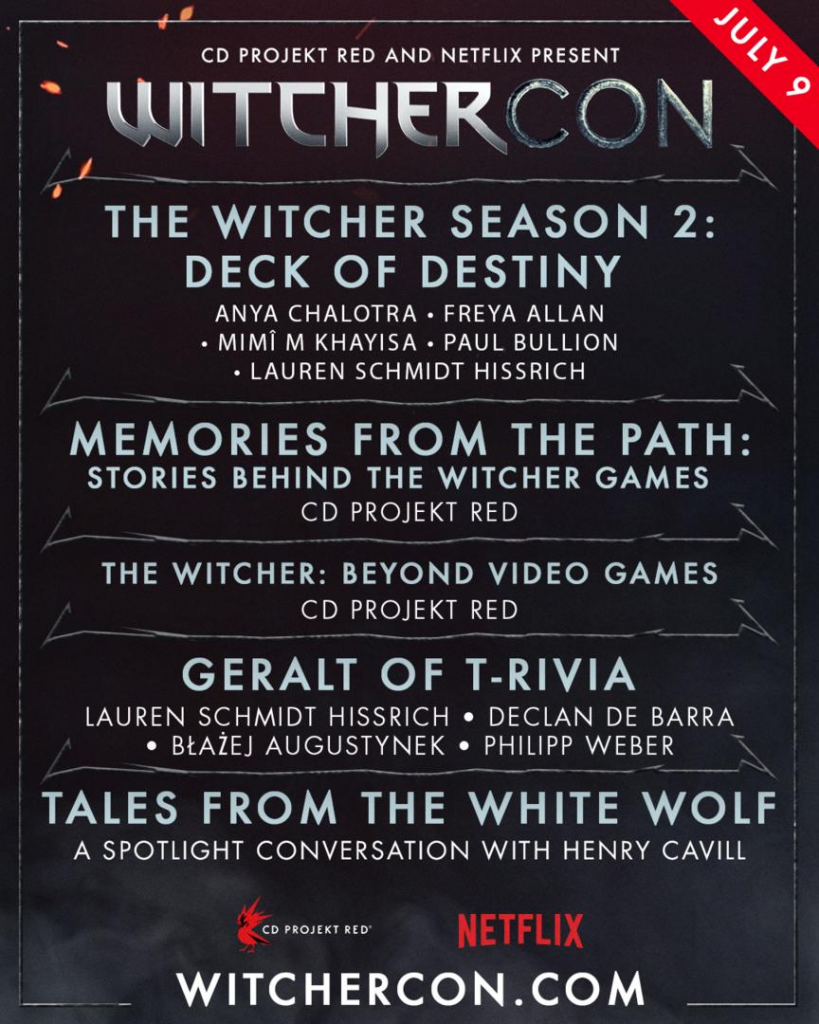 WitcherCon ? L'horaire complet dévoilé