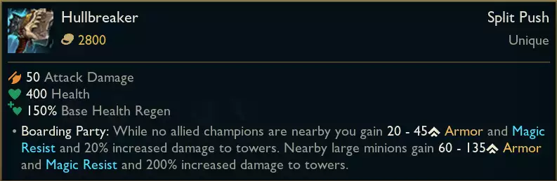 Les briseurs de coque de League of Legends