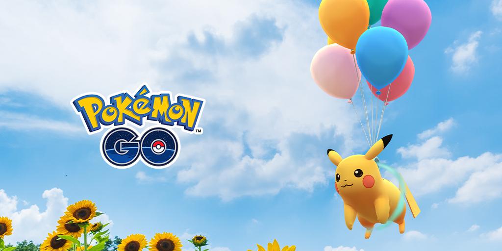 Pokémon GO volant Pikachu